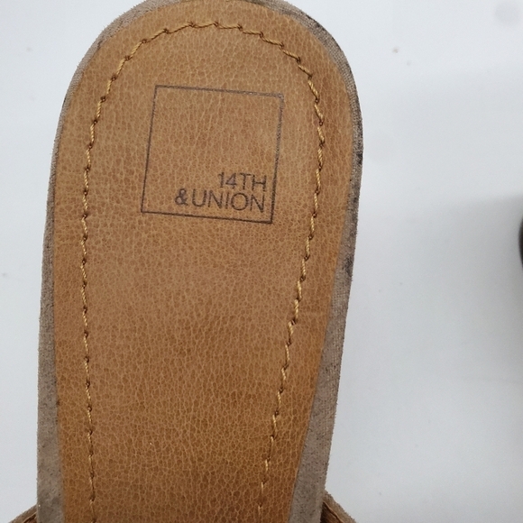 14th & Union Hayzel-Fab Block Heels Slip On Shoes Women's Size 9M - Picture 7 of 14